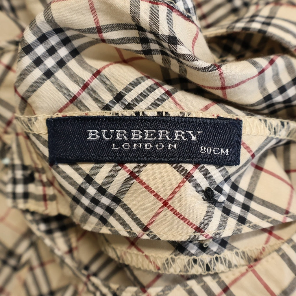 BURBERRY(バーバリー) キッズ ノバチェック ワンピース ベージュ BM586-320 レディース