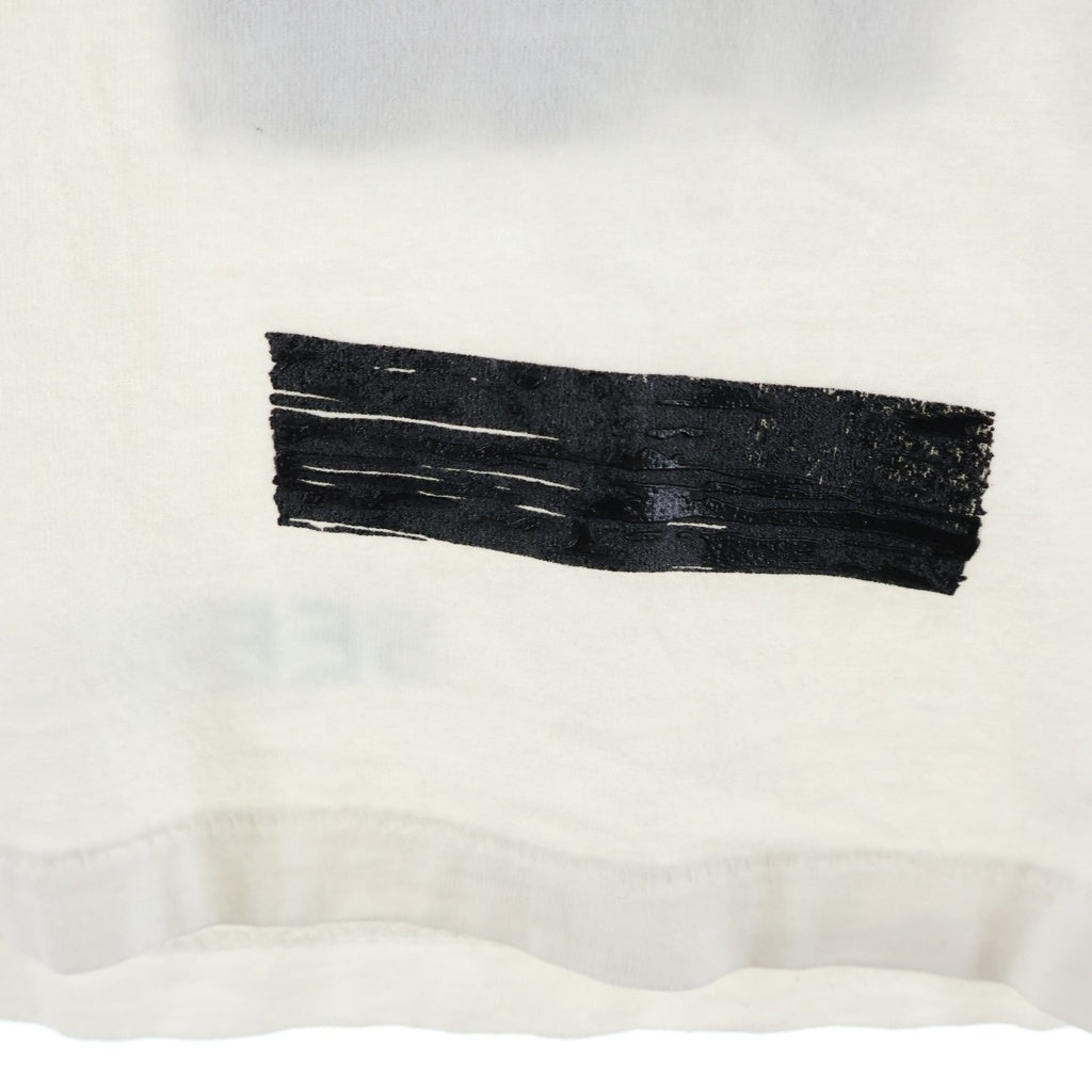 OFF-WHITE(オフホワイト) バックプリント 半袖Tシャツ カットソー ホワイト×ブラック XS
