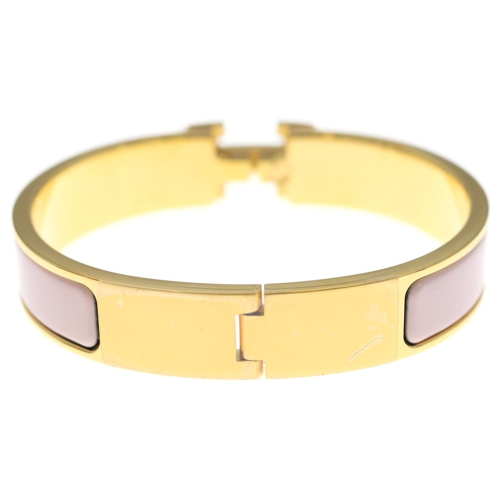 HERMES(エルメス) クリックH バングル ブレスレット ピンク×ゴールド レディース