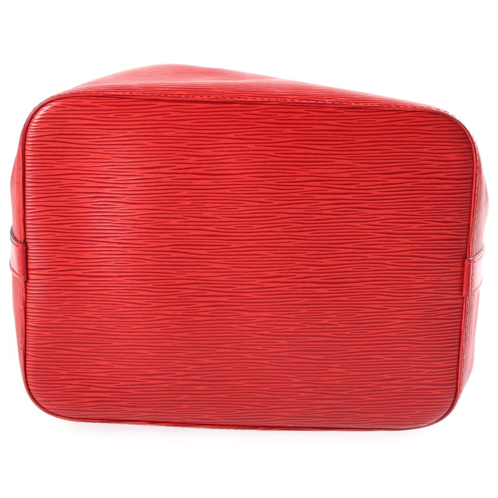 LOUIS VUITTON(ルイヴィトン) エピ プチ ノエ PVC レザー ハンドバッグ ショルダーバッグ 巾着バッグ カスティリアンレッド M44107 レディース