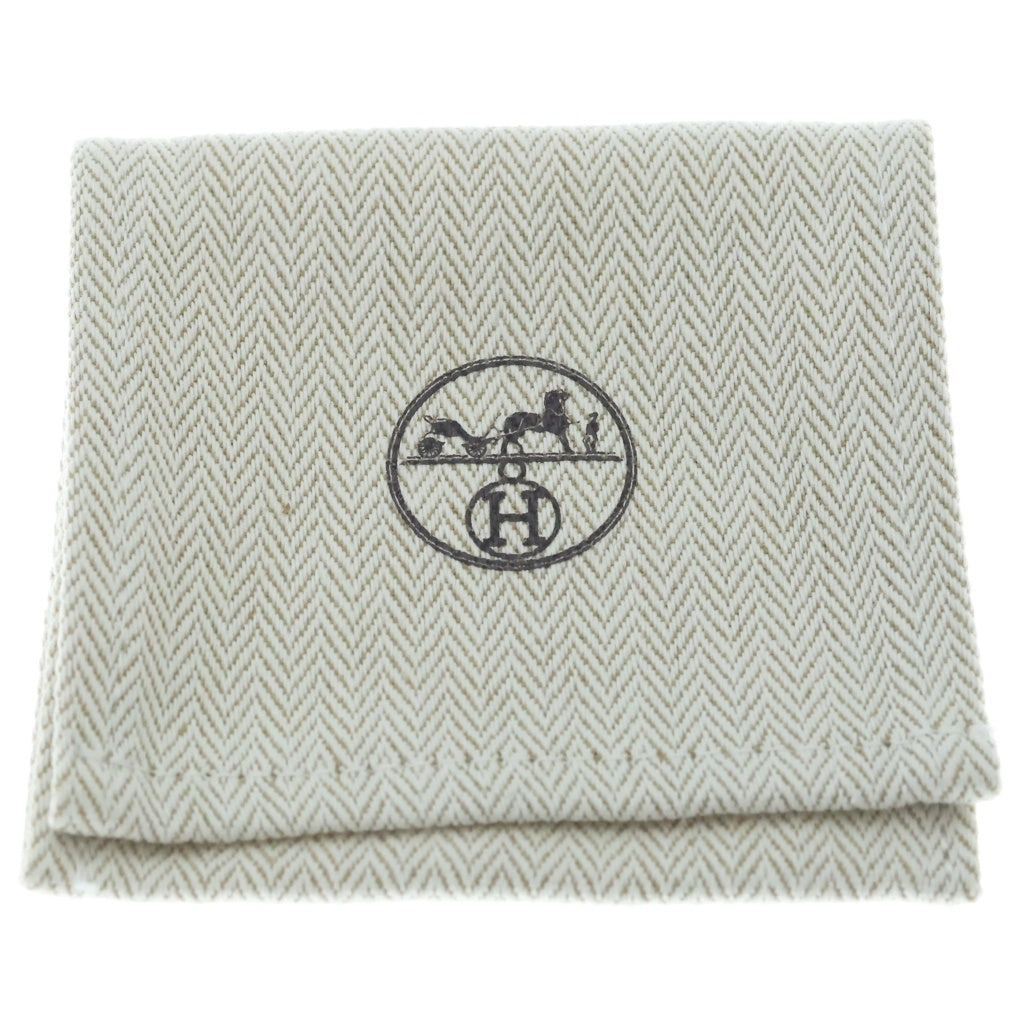 HERMES(エルメス) ピアス オーケリー Y刻印 シルバー×イエロー メタル×レザー レディース