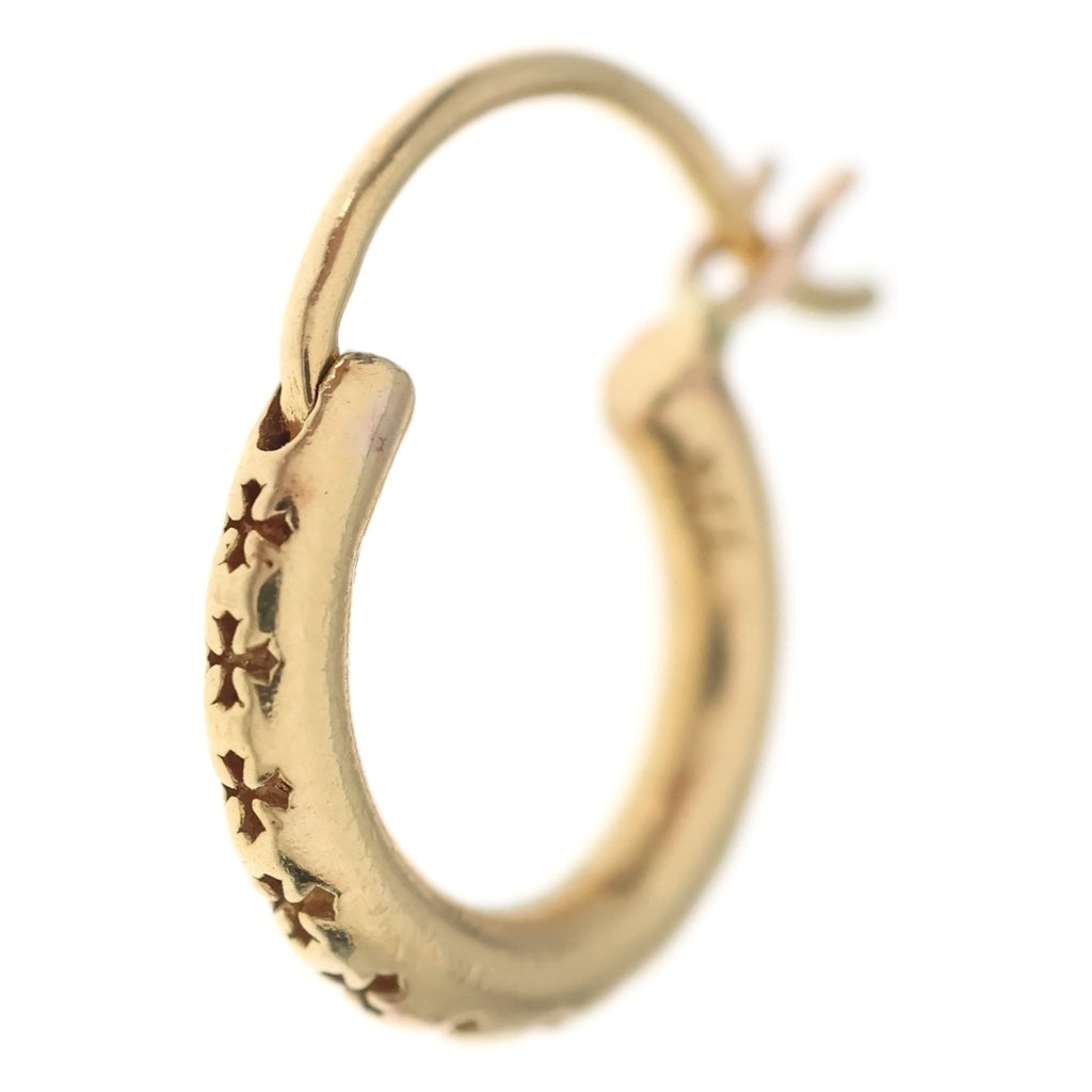 CHROME HEARTS(クロムハーツ) 22K HOOP TFL SML スモールTFLフープピアス ゴールド