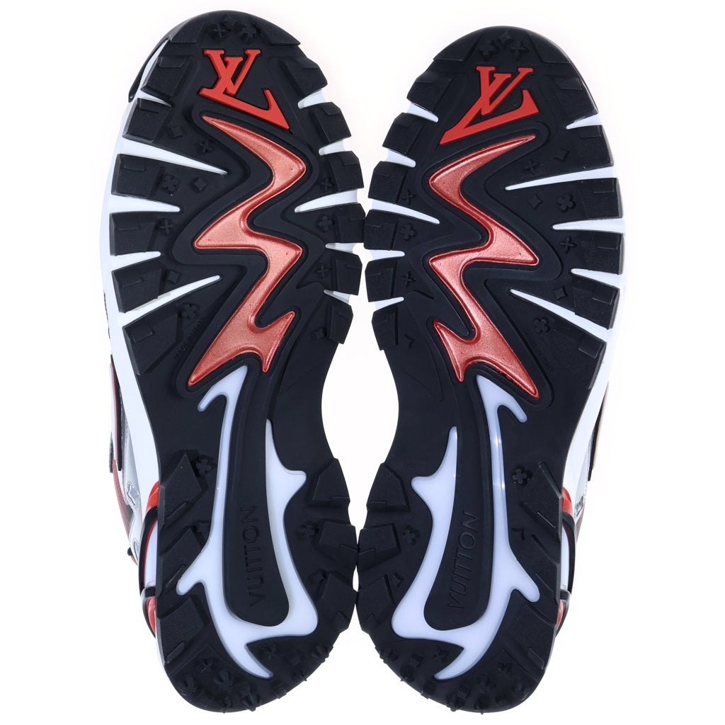 LOUIS VUITTON(ルイヴィトン) Runner Tatic Sneaker LV ランナー タティック ルージュ メッシュ ローカットシューズ スニーカー シルバー/レッド 1ADI6Z