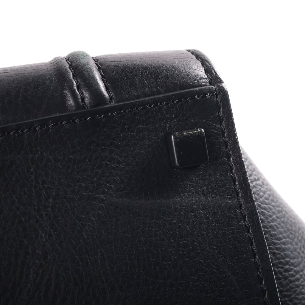 CELINE(セリーヌ) ラゲージ ファントム トートバック ハンドバック レザー ブラック レディース
