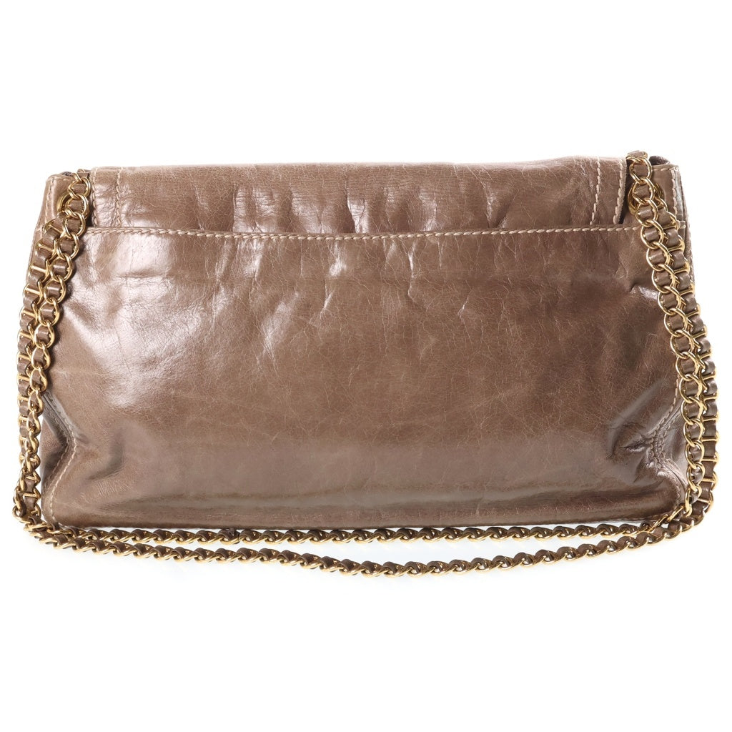 PRADA(プラダ) チェーン ショルダーバッグ ヴィッテロシャイン グレージュ BR4657 レディース