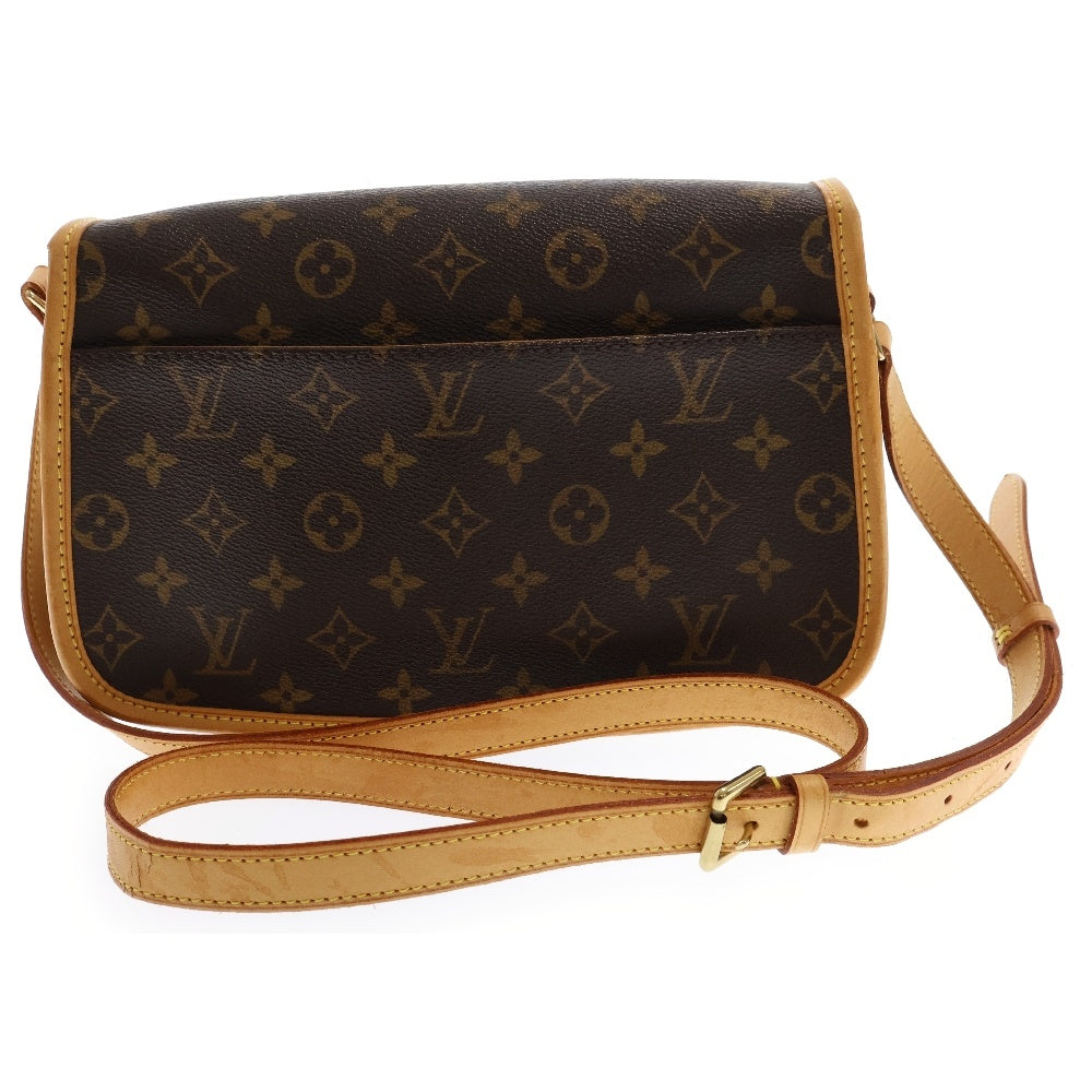 LOUIS VUITTON(ルイヴィトン) モノグラム ソローニュ レザー ショルダーバッグ ブラウン レディース M42250