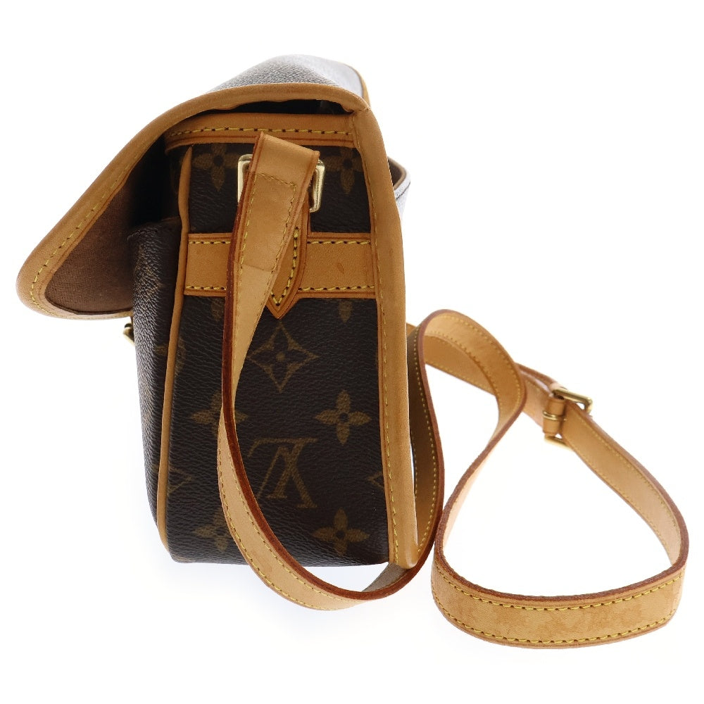 LOUIS VUITTON(ルイヴィトン) モノグラム ソローニュ レザー ショルダーバッグ ブラウン レディース M42250