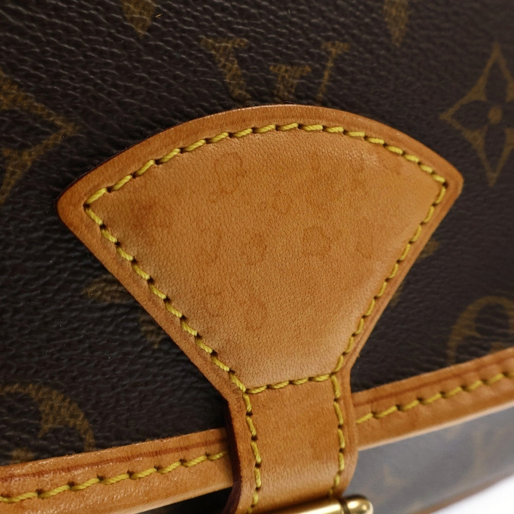 LOUIS VUITTON(ルイヴィトン) モノグラム ソローニュ レザー ショルダーバッグ ブラウン レディース M42250