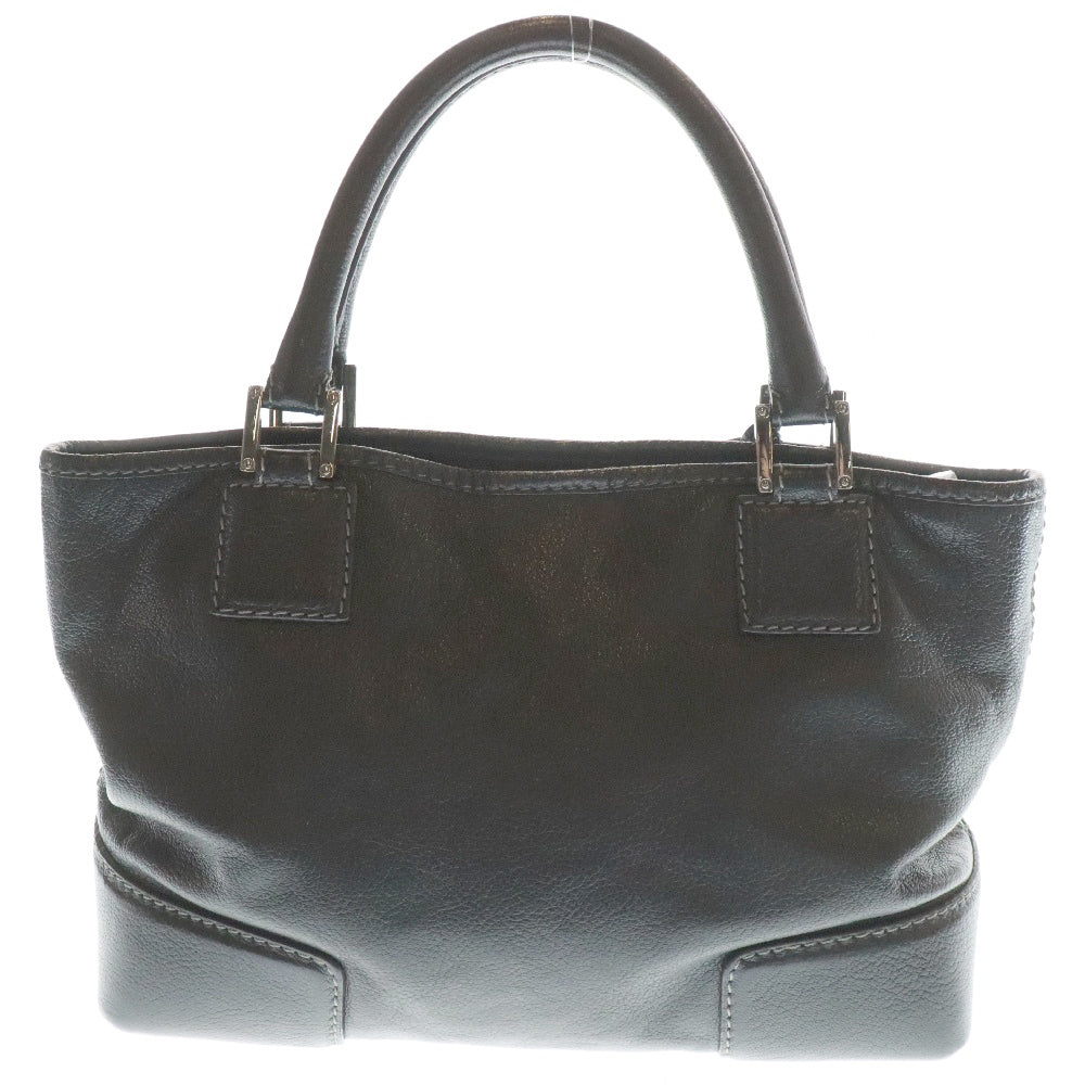 LOEWE(ロエベ) アナグラム レザーハンドバッグ ブラック