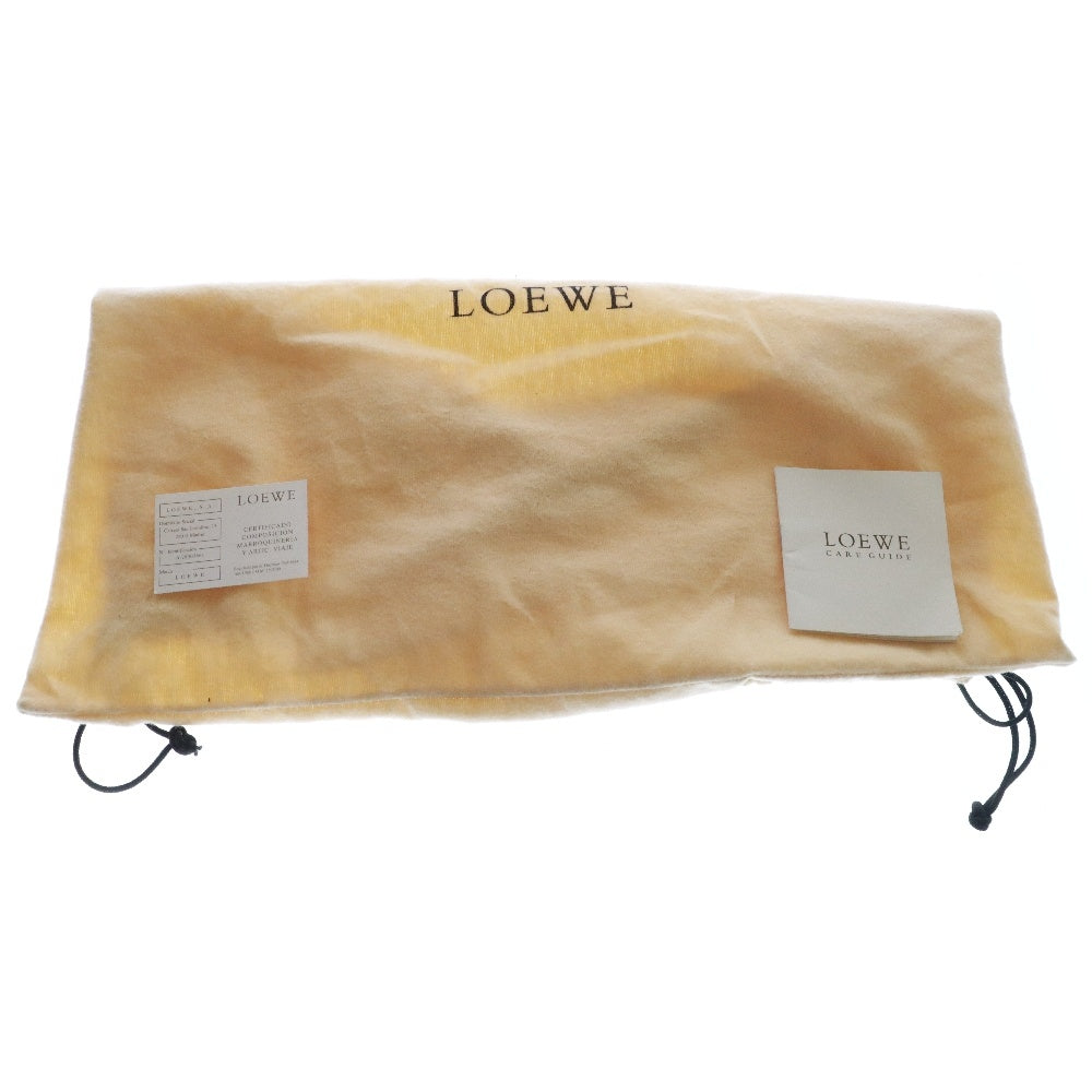 LOEWE(ロエベ) アナグラム レザーハンドバッグ ブラック