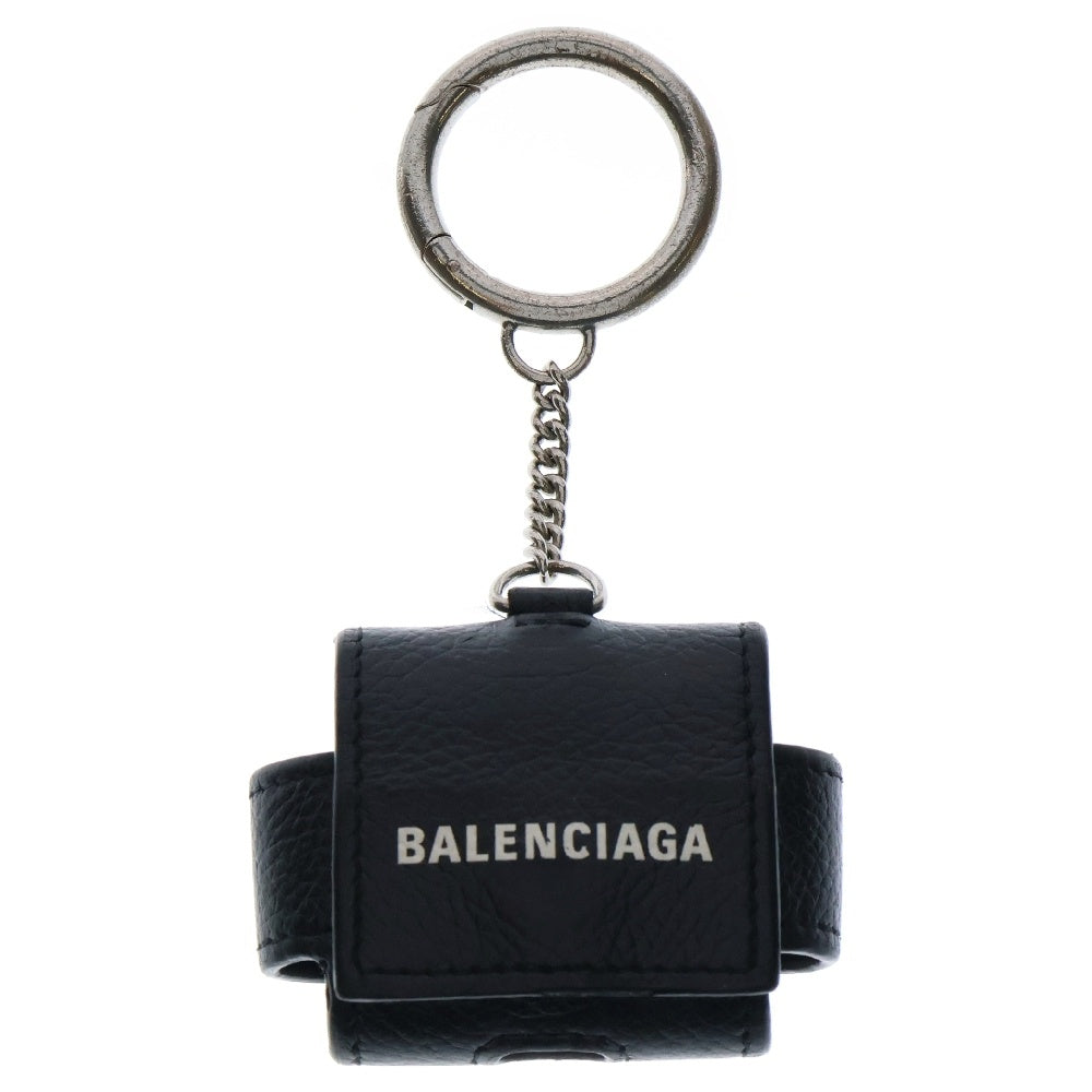 BALENCIAGA(バレンシアガ) AirPods Proケース ロゴイヤホンケース 655679 ブラック