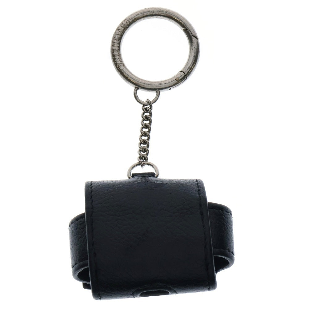 BALENCIAGA(バレンシアガ) AirPods Proケース ロゴイヤホンケース 655679 ブラック