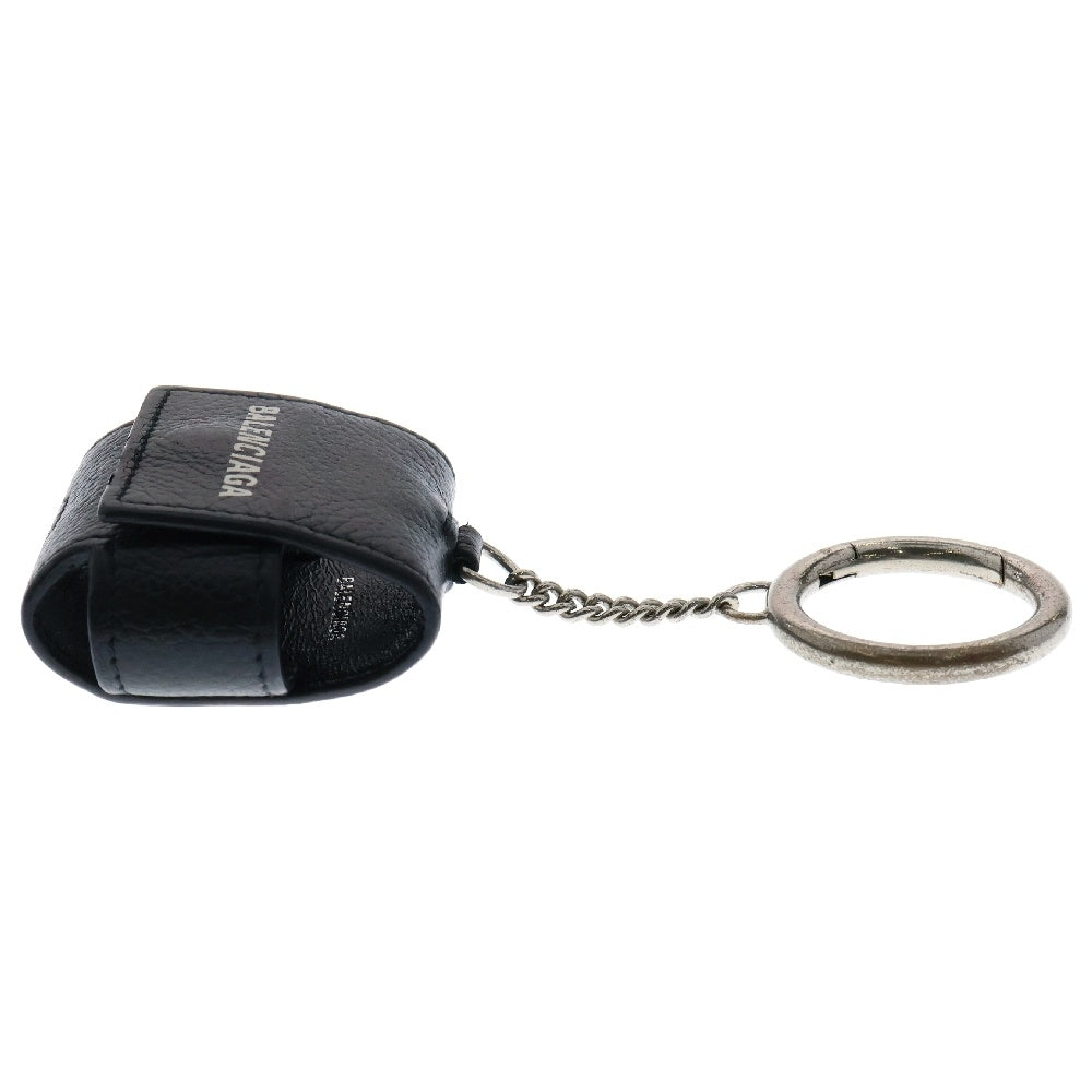 BALENCIAGA(バレンシアガ) AirPods Proケース ロゴイヤホンケース 655679 ブラック