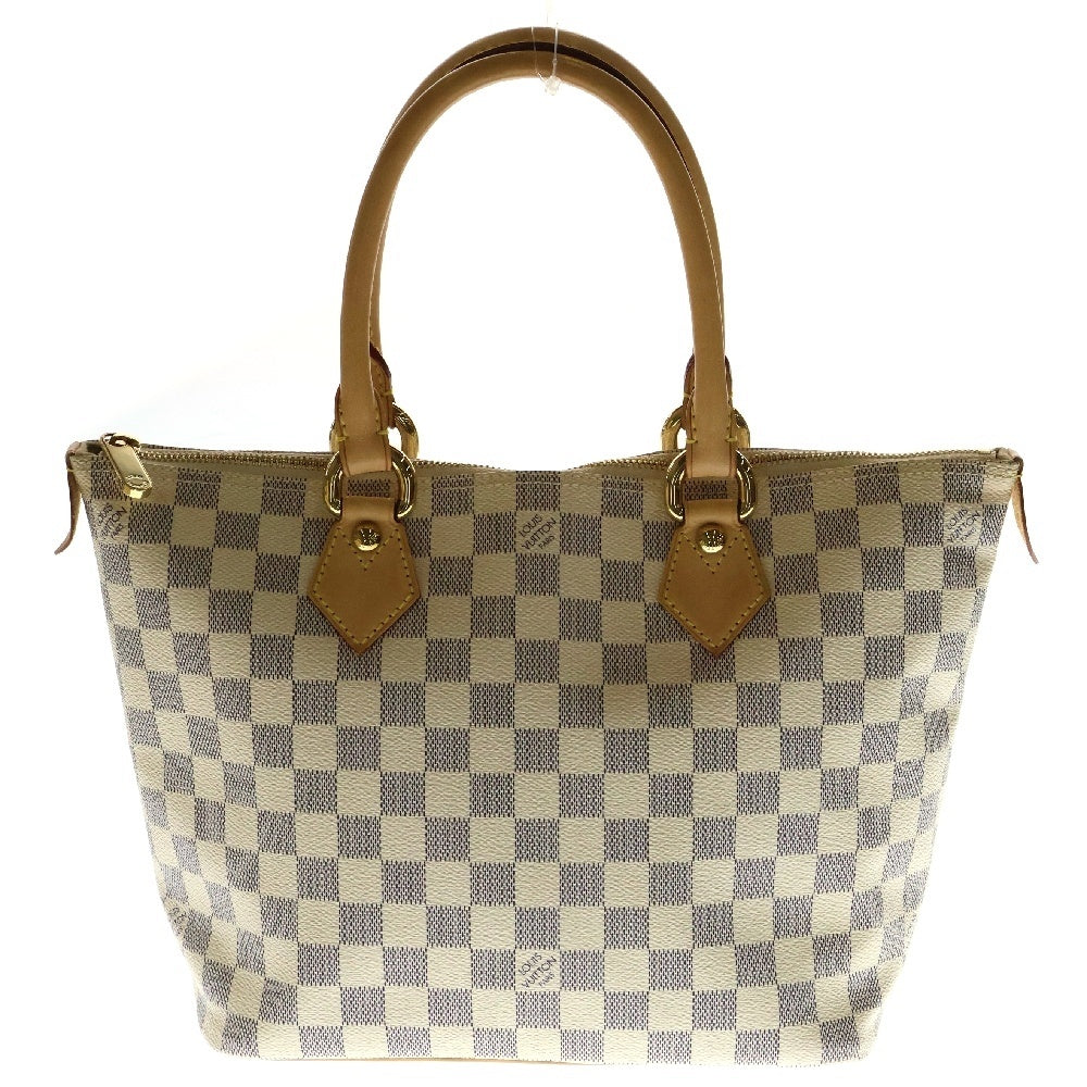 LOUIS VUITTON(ルイヴィトン) ダミエアズール サレヤPM ハンドバック トートバッグ ベージュ PVCレザー N51186
