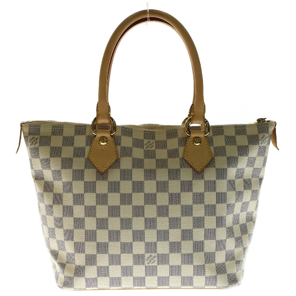 LOUIS VUITTON(ルイヴィトン) ダミエアズール サレヤPM ハンドバック トートバッグ ベージュ PVCレザー N51186