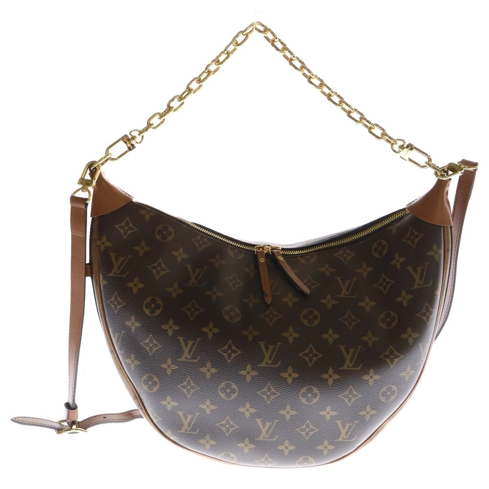 LOUIS VUITTON(ルイヴィトン) モノグラム リバース ループ・ホーボー ブラウン PVC 2WAY ショルダーバッグ M46311 ICタイプ