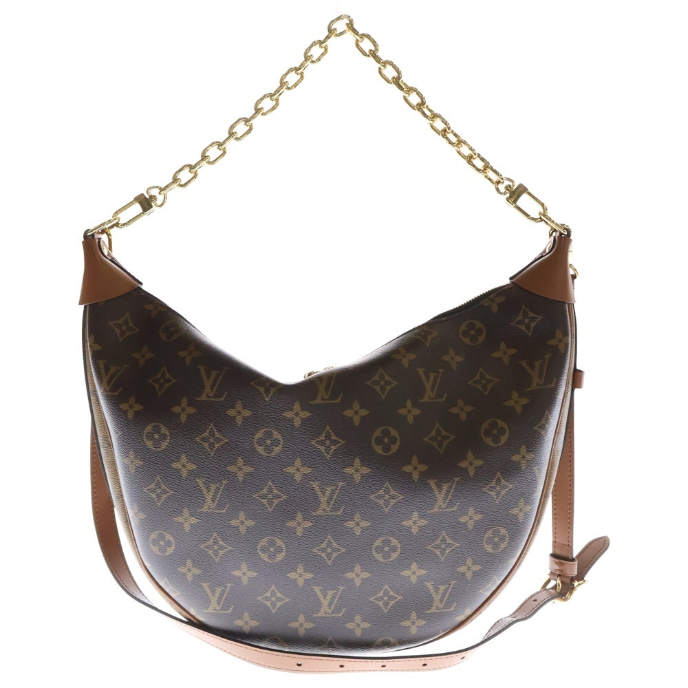 LOUIS VUITTON(ルイヴィトン) モノグラム リバース ループ・ホーボー ブラウン PVC 2WAY ショルダーバッグ M46311 ICタイプ