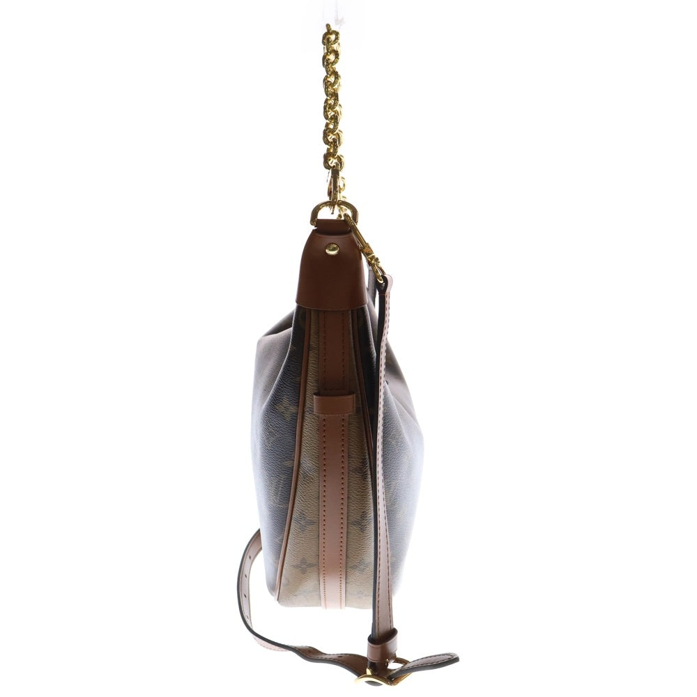 LOUIS VUITTON(ルイヴィトン) モノグラム リバース ループ・ホーボー ブラウン PVC 2WAY ショルダーバッグ M46311 ICタイプ