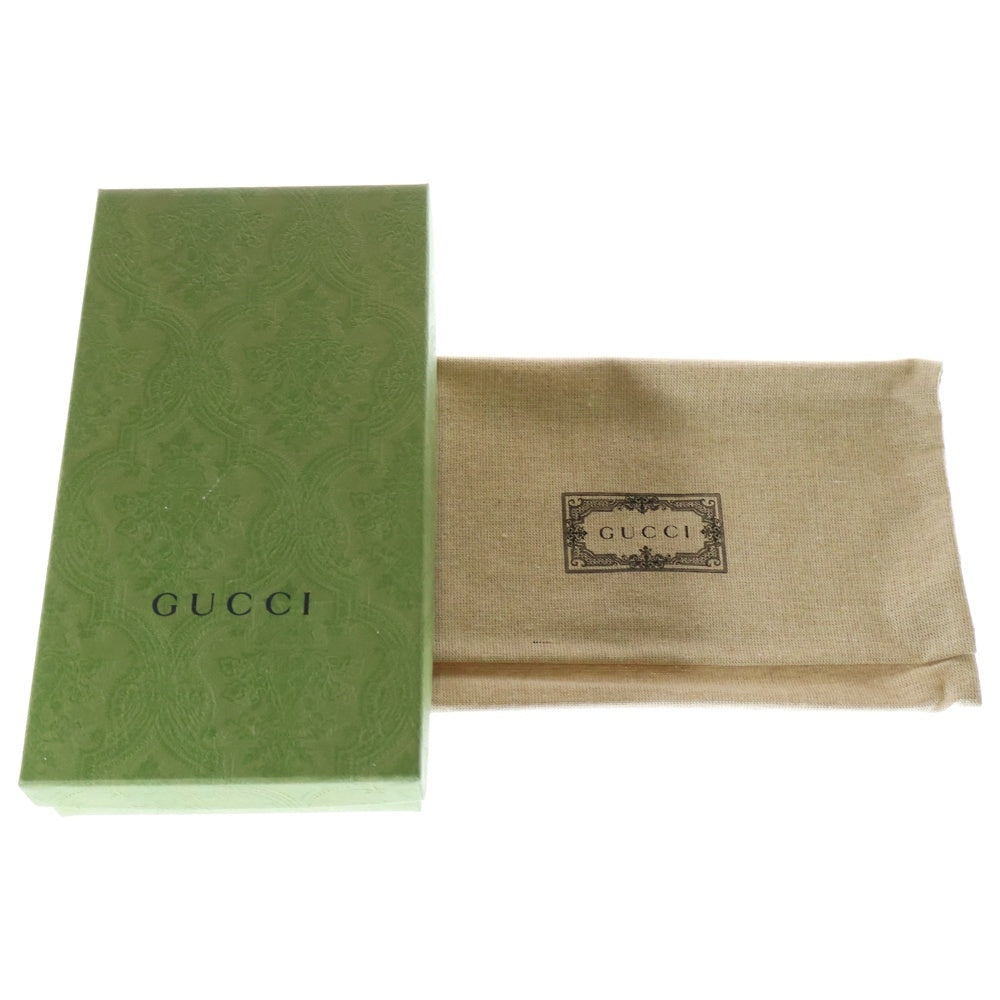 GUCCI(グッチ) GGマーモント ラウンドファスナー ピンク ロングウォレット 長財布 カードケース ゴールド金具 456117