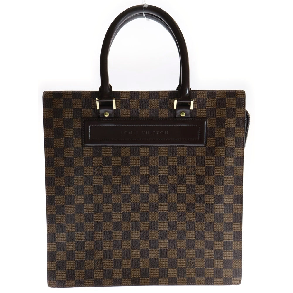 LOUIS VUITTON(ルイヴィトン) ヴェニスGM ダミエエベヌ PVC レザー ハンド トートバッグ ゴールド金具 ブラウン N51146
