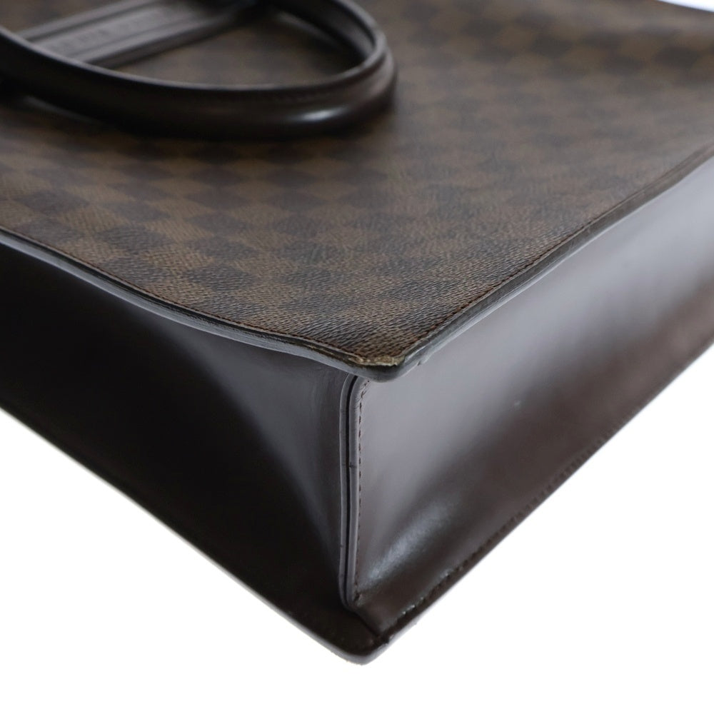 LOUIS VUITTON(ルイヴィトン) ヴェニスGM ダミエエベヌ PVC レザー ハンド トートバッグ ゴールド金具 ブラウン N51146