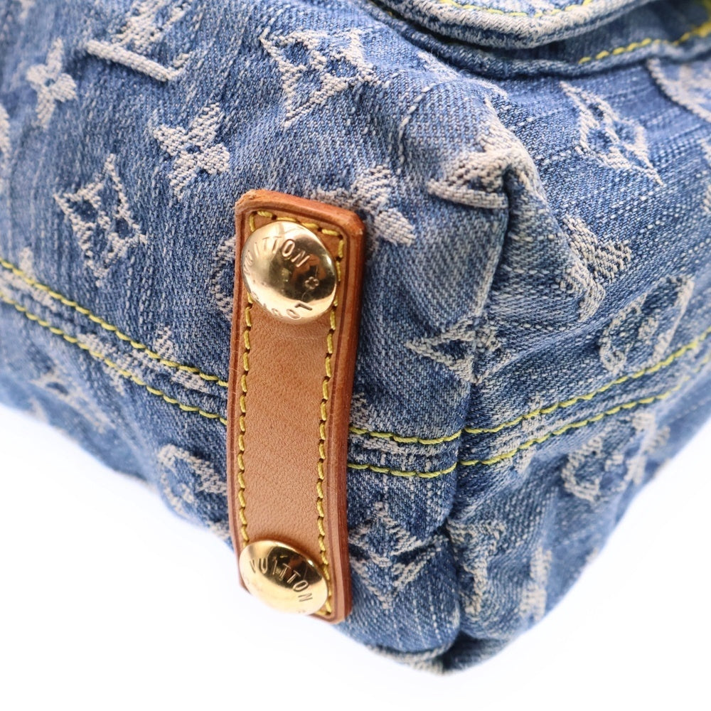 LOUIS VUITTON(ルイヴィトン) モノグラムデニム バギーPM M95049 ブルー ワンショルダーバッグ