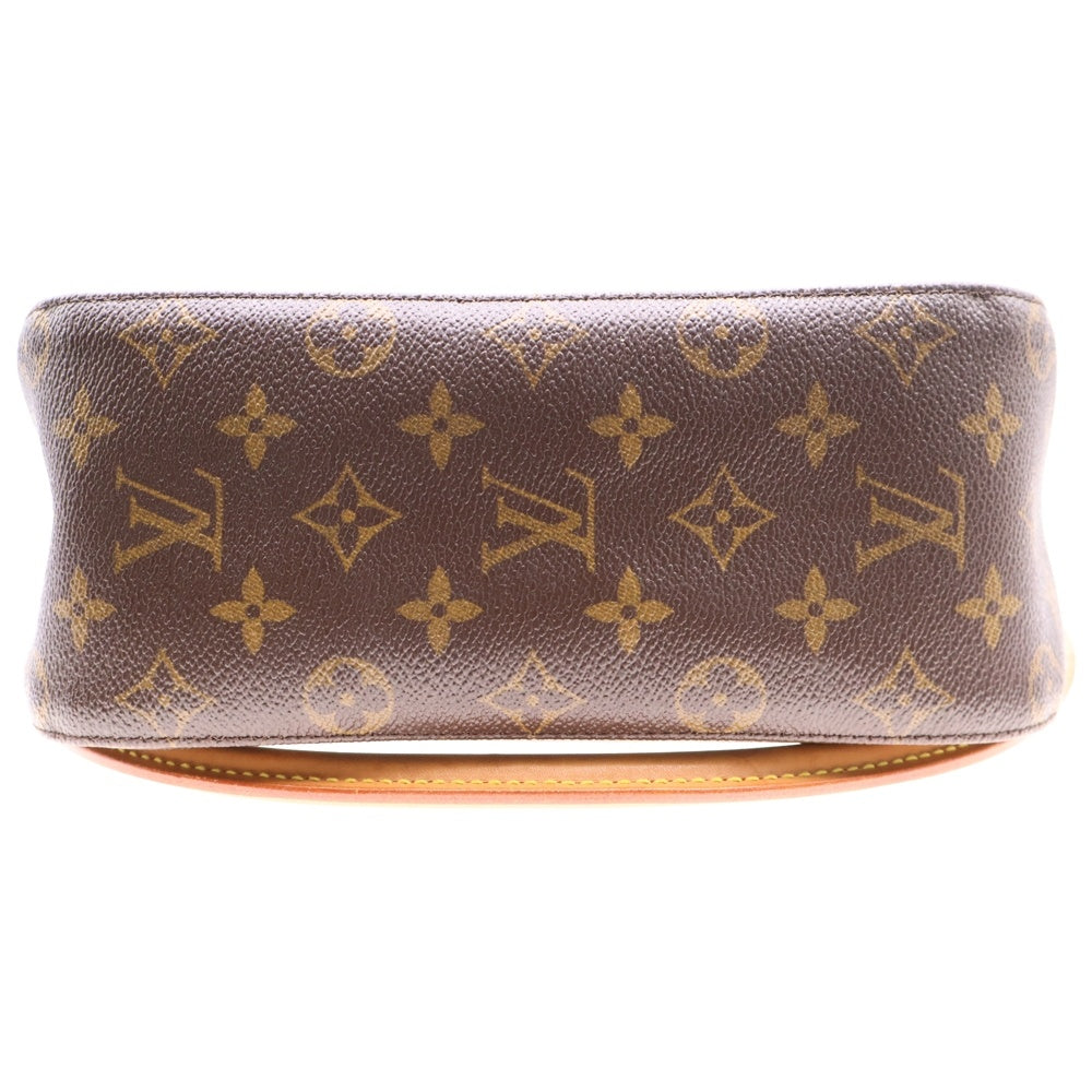 LOUIS VUITTON(ルイヴィトン) ルーピングMM モノグラム PVC レザー 2WAY ハンド ワンショルダーバッグ ブラウン ゴールド金具 M51146 FL1001
