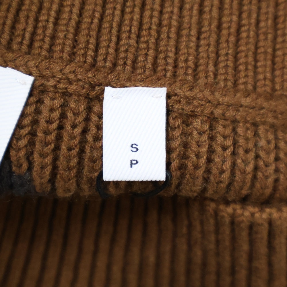 BURBERRY(バーバリー) 22AW ティッシ期 シェブロン チェック ニット ミニスカート ブラウン レディース 8055734