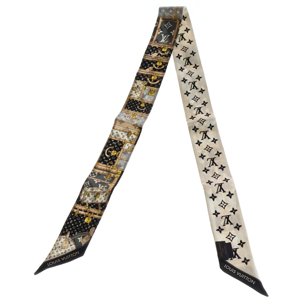 LOUIS VUITTON(ルイヴィトン) バンドーBB レッツゴー モノグラム スカーフ ブラック×ホワイト M76442