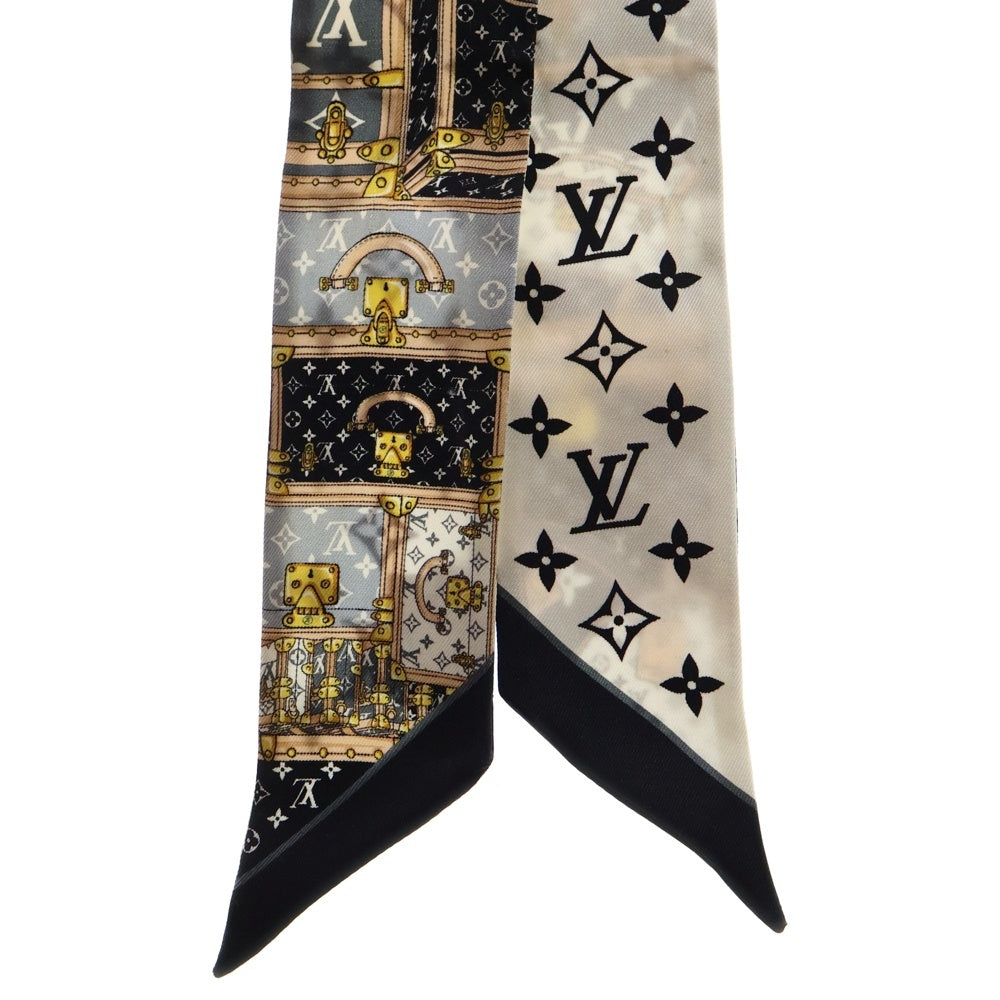 LOUIS VUITTON(ルイヴィトン) バンドーBB レッツゴー モノグラム スカーフ ブラック×ホワイト M76442