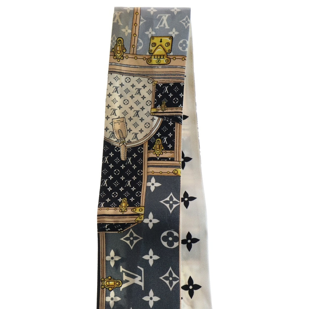 LOUIS VUITTON(ルイヴィトン) バンドーBB レッツゴー モノグラム スカーフ ブラック×ホワイト M76442