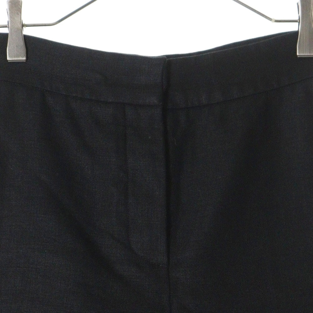 Chloe(クロエ) リネン ノータック スラックス ハーフ ショートパンツ ブラック レディース 6SSH01-6S048