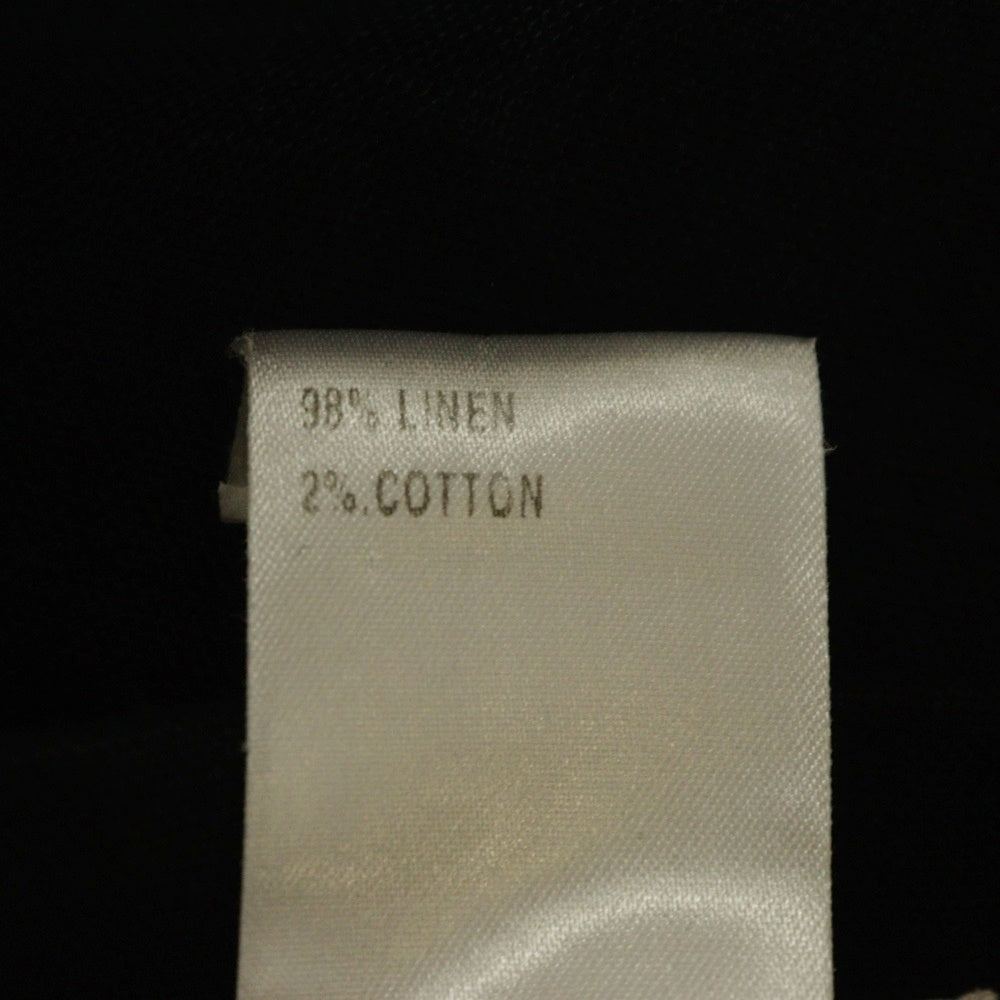 Chloe(クロエ) リネン ノータック スラックス ハーフ ショートパンツ ブラック レディース 6SSH01-6S048