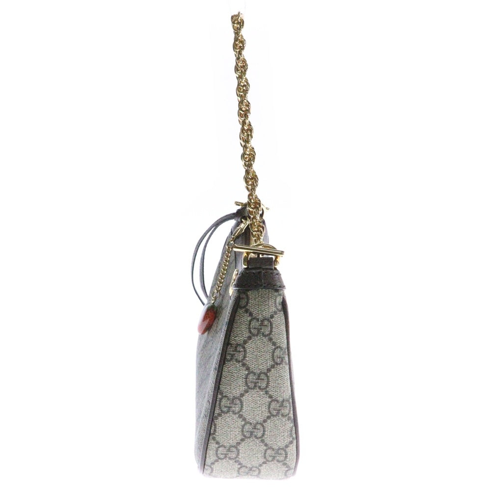GUCCI(グッチ) GGスプリーム オフィディア スモール 2way ショルダーバッグ ハンドバッグ ブラウン PVCレザー 735132