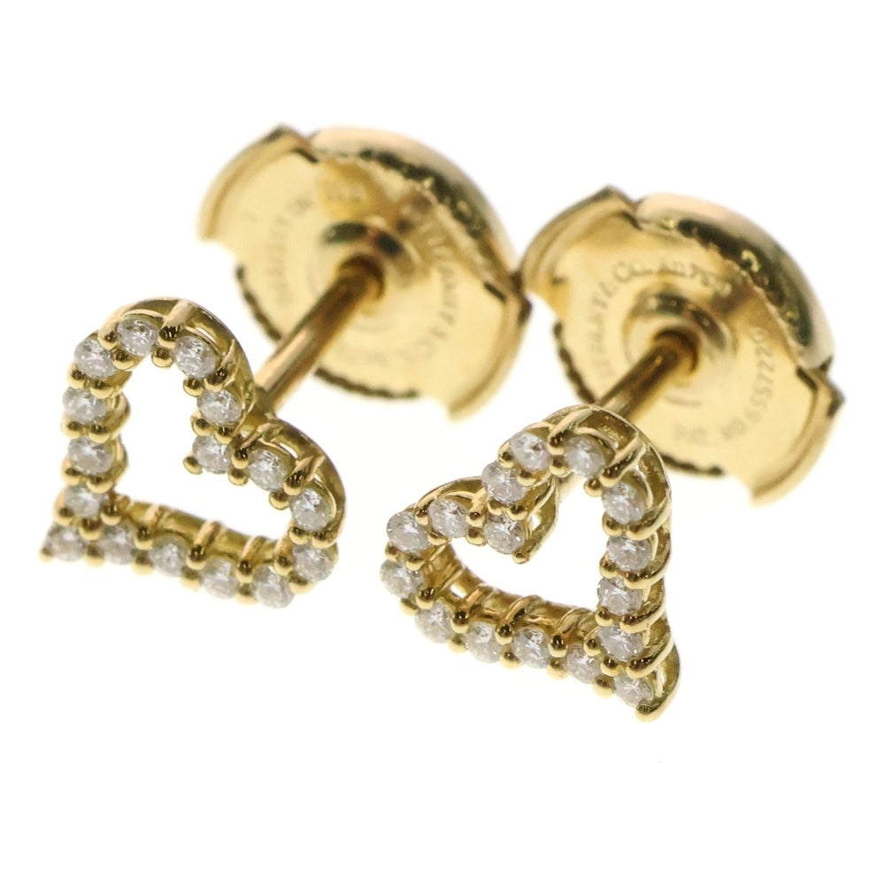 TIFFANY & Co.(ティファニー) エクストラミニ ハートピアス ダイヤモンド Au750 ジュエリー アクセサリー