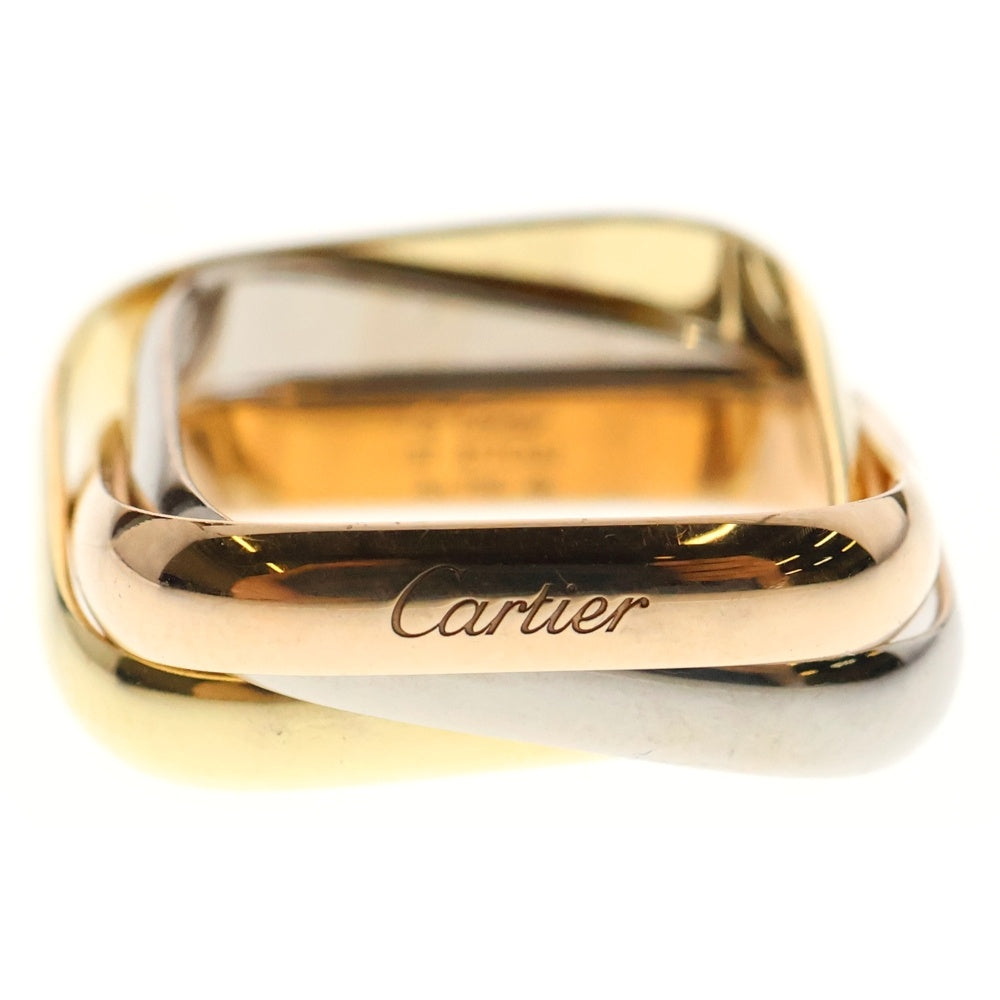 Cartier(カルティエ) トリニティ クッション リング Au750YG/PG/WG イエローゴールド ピンクゴールド ホワイトゴールド 57 指輪 ジュエリー アクセサリー