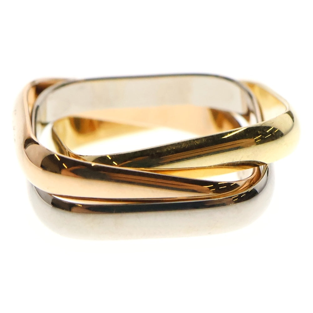 Cartier(カルティエ) トリニティ クッション リング Au750YG/PG/WG イエローゴールド ピンクゴールド ホワイトゴールド 57 指輪 ジュエリー アクセサリー