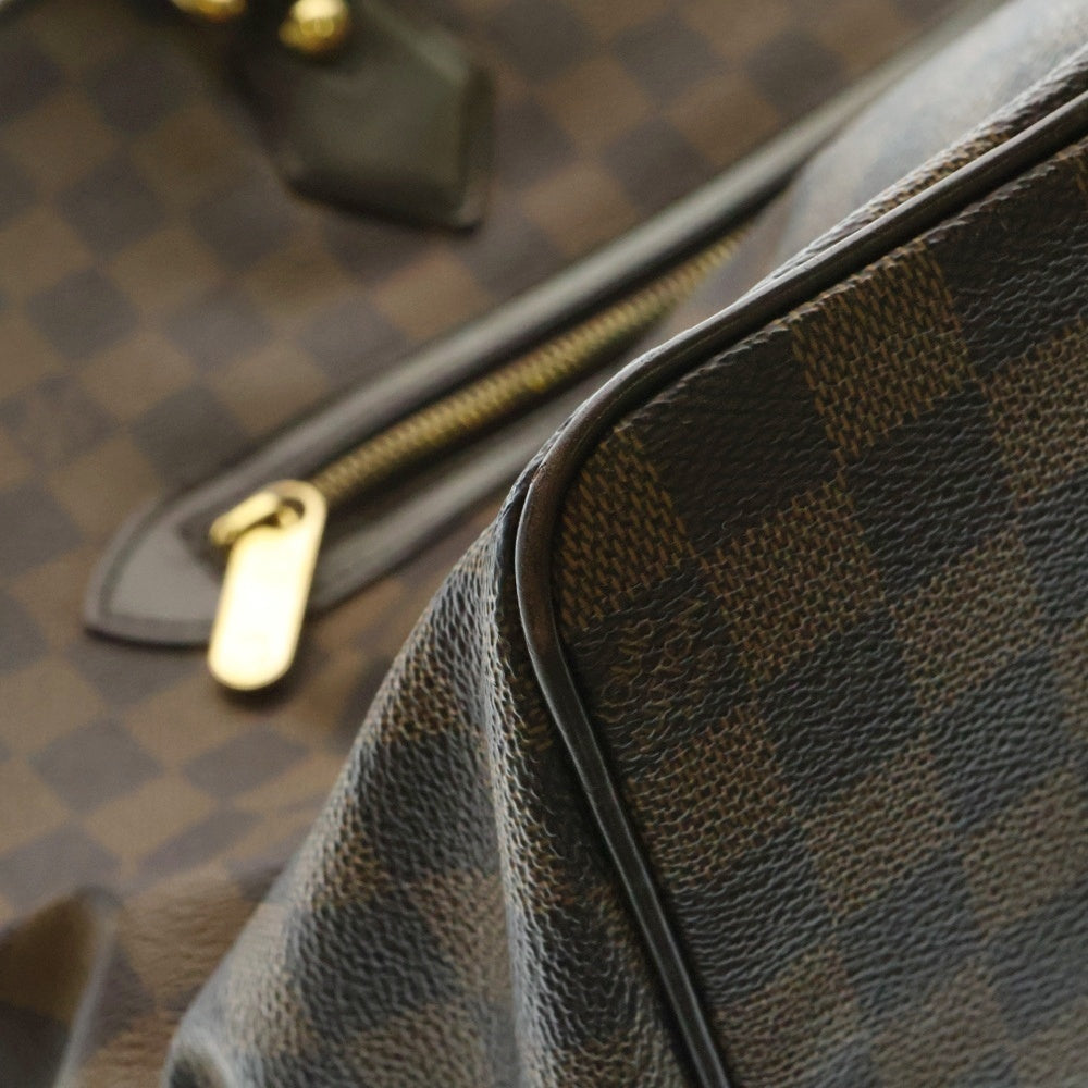 LOUIS VUITTON(ルイヴィトン) サレヤGM ダミエ エベヌ PVC レザー ハンド トートバッグ ゴールド金具 ブラウン N51181