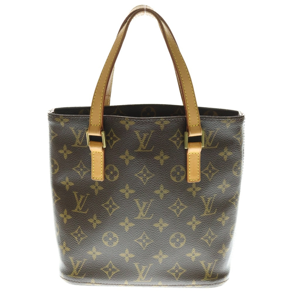 LOUIS VUITTON(ルイヴィトン) モノグラム ヴァヴァンPM ハンドバッグ トートバッグ ブラウン レザー×PVC ゴールド金具 M51172