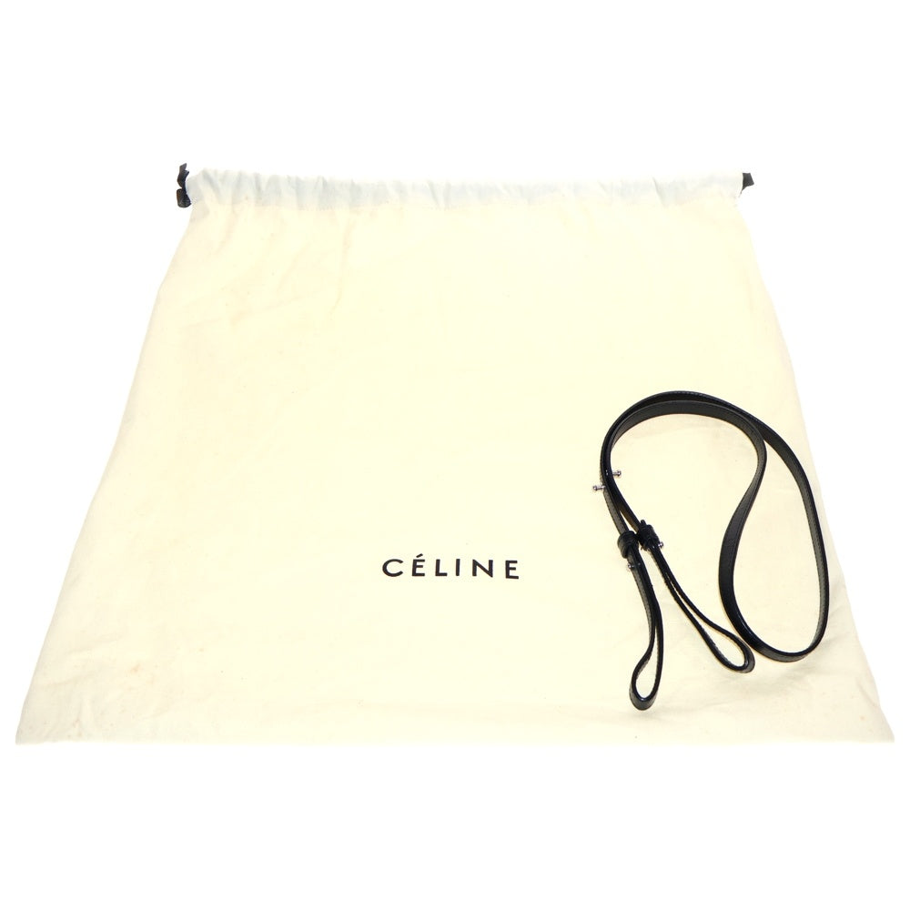 CELINE(セリーヌ) バーティカルカバ スモール 2WAYバッグ ショルダーバッグ トートバッグ ハンドバッグ ブラック レザー