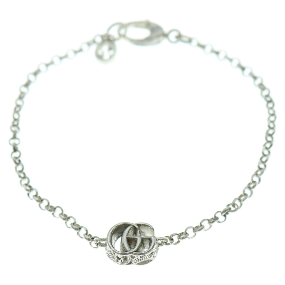 GUCCI(グッチ) GGマーモント ダブルG チェーン ブレスレット シルバー Ag925 770756