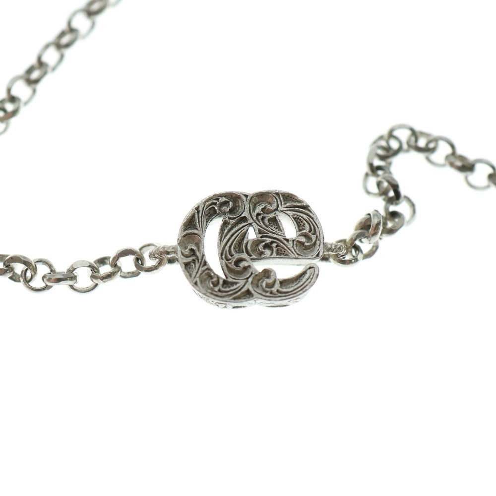 GUCCI(グッチ) GGマーモント ダブルG チェーン ブレスレット シルバー Ag925 770756