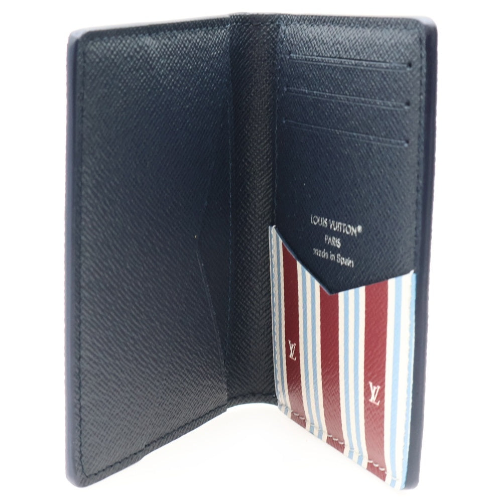 LOUIS VUITTON(ルイヴィトン) モノグラム オーガナイザー ドゥポッシュ フラグメントケース カードケース ライトブルー M14688