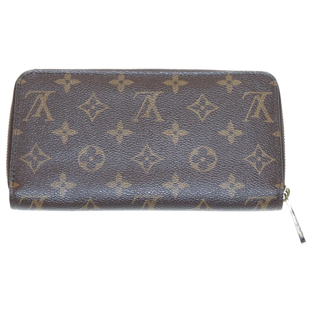 LOUIS VUITTON(ルイヴィトン) モノグラム ジッピーウォレット ブラウン PVC M42616 財布