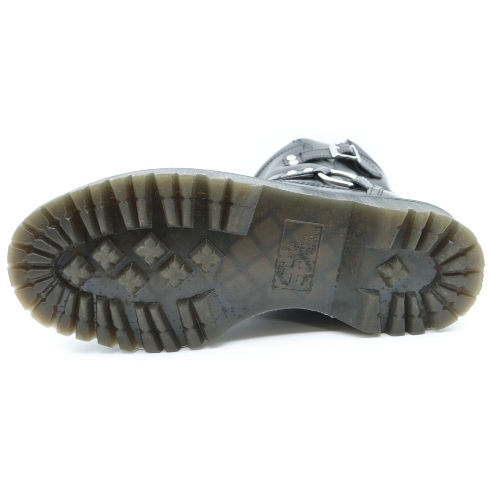 Dr.Martens(ドクターマーチン) ANISTONE HARNESS アニストン ハーネス リング レザー ハイカットシューズ アンクル ショートブーツ ブラック