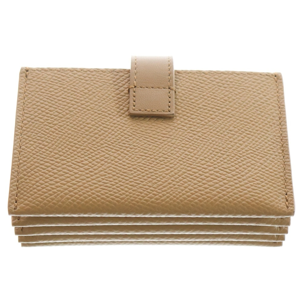CELINE(セリーヌ) アコーディオン カードケース 財布 コインケース ブラウン レザー ゴールド金具