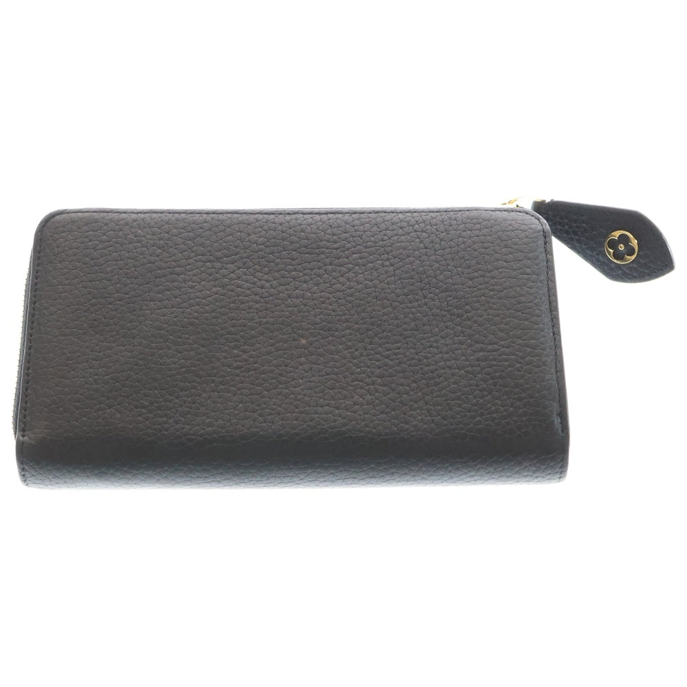 LOUIS VUITTON(ルイヴィトン) ポルトフォイユ・コメット ロングウォレット 長財布 カードケース ブラック×ピンク ノワール M63102 ゴールド金具