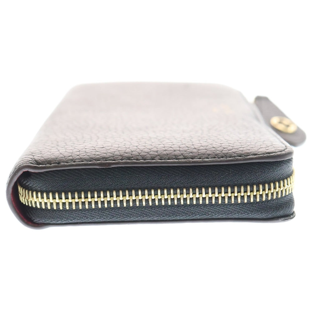 LOUIS VUITTON(ルイヴィトン) ポルトフォイユ・コメット ロングウォレット 長財布 カードケース ブラック×ピンク ノワール M63102 ゴールド金具