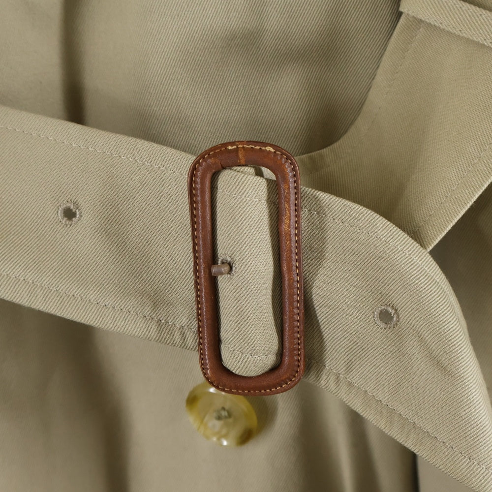 BURBERRY(バーバリー) 裏地ノバチェック総柄 ライナー付き ダブルブレスト トレンチ ロングコート ベージュ