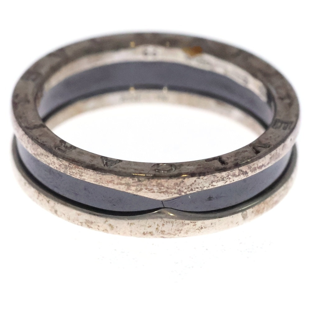 BVLGARI(ブルガリ) ビーゼロワン セーブザチルドレン リング SV925×セラミック #66 指輪 アクセサリー